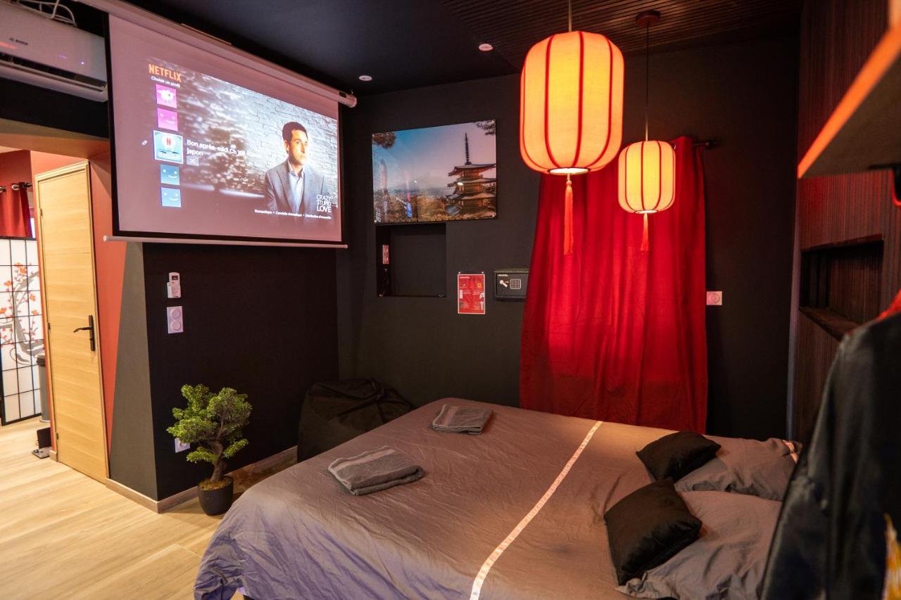 شقة Capsule Japon - Jacuzzi - Netflix & Ecran Cinema - Xbox Trith-Saint-Leger المظهر الخارجي الصورة